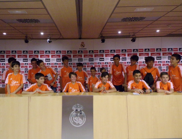 Sala de prensa del Madrid